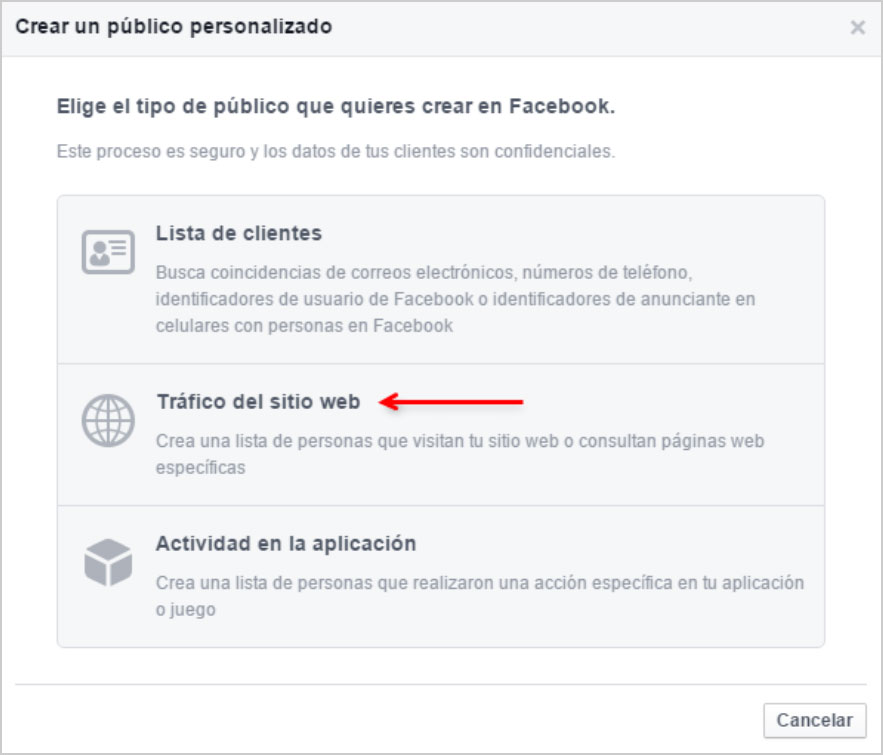 Remarketing Facebook